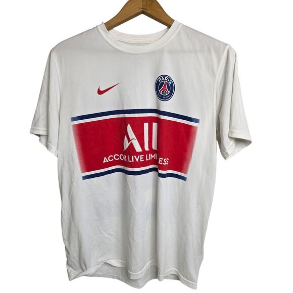 Lionel Messi 30 Jersey T-Shirt Size L Brand New PSG Nike Soccer - Picture 1 of 9